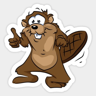 Beaver Approved Sticker